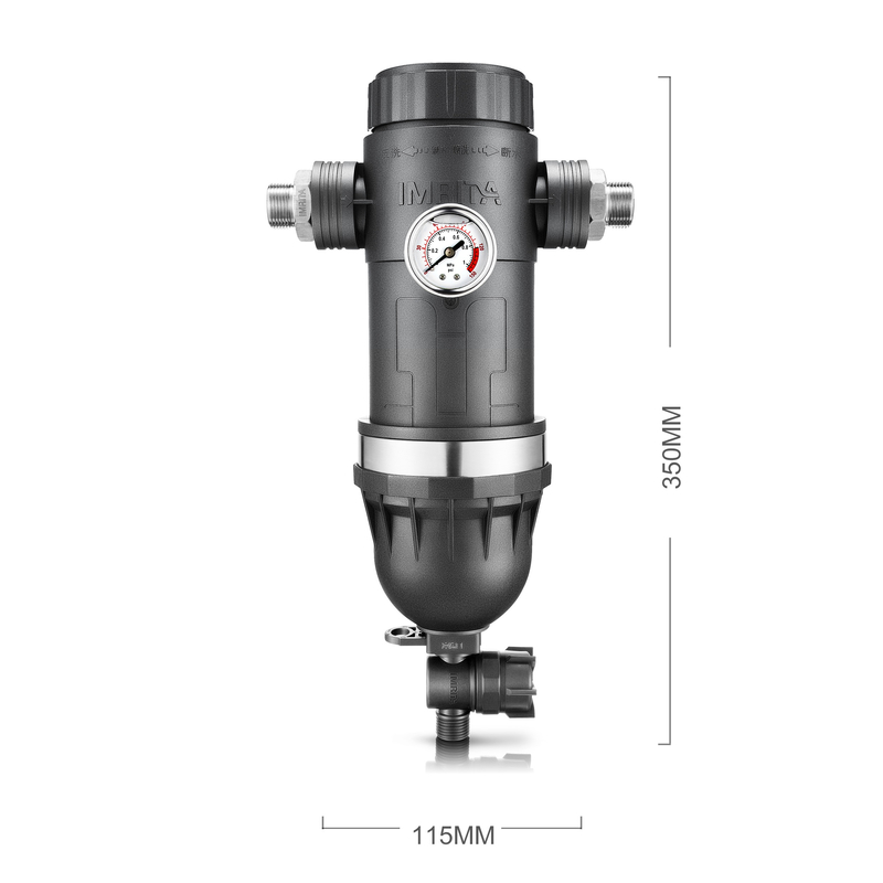 إزالة الرواسب 6T Flow Mesh Backwash نظام تصفية المياه قبل المنزل بالكامل Imrita